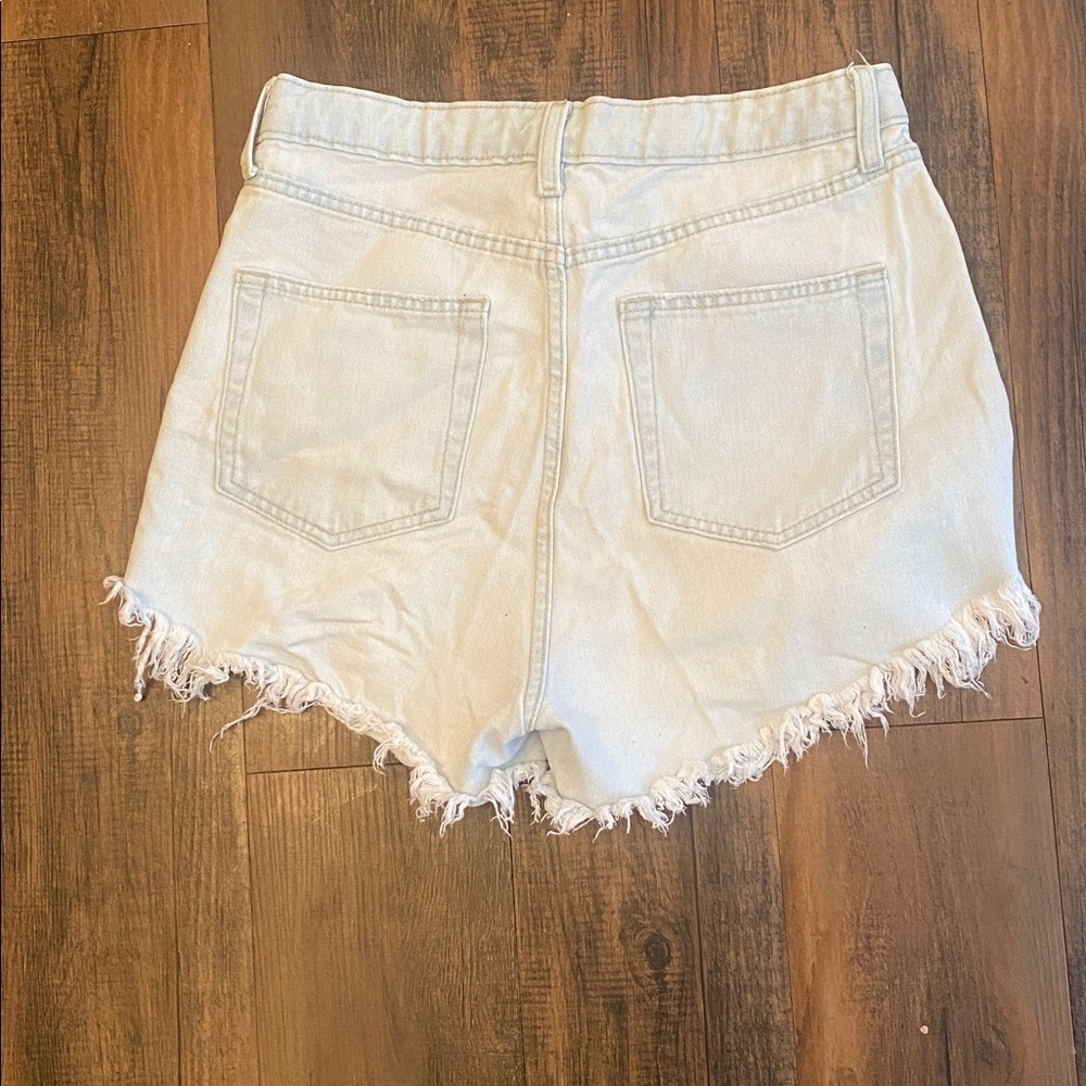 Wild Fable Light Blue Denim Shorts - Picture 3 of 9
